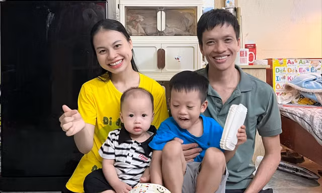 Căn phòng trọ 18m2 luôn tràn ngập nụ cười hạnh phúc của gia đình “lính chì”