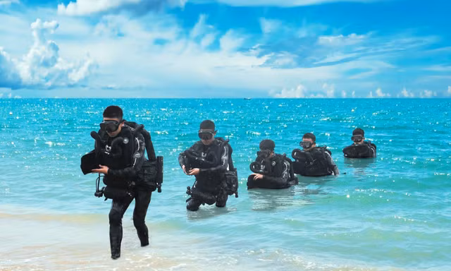 Đặc công Hải quân đặc biệt tinh nhuệ trên chiến trường sông, biển