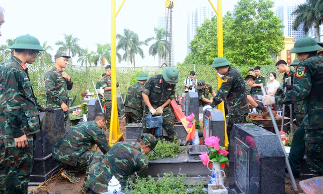 Bắt đầu hành trình tìm lại tên cho 469 liệt sĩ tại Nghĩa trang Mai Dịch