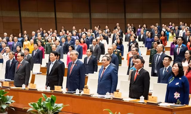 Khai mạc trọng thể Kỳ họp thứ Nhất: Bầu lãnh đạo Quốc hội, Chủ nhiệm các Ủy ban