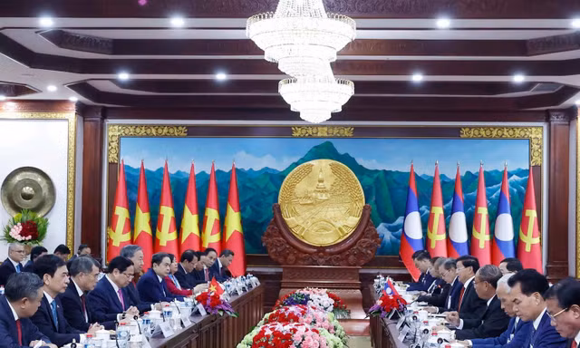Tổng Bí thư Tô Lâm hội đàm với Tổng Bí thư, Chủ tịch nước Lào Thongloun Sisoulith