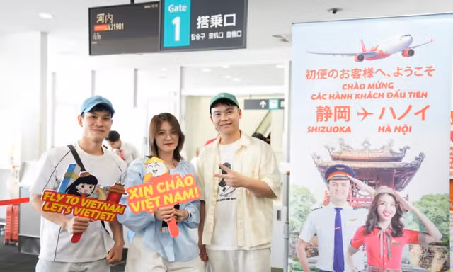 Vietjet khai trương đường bay thẳng Hà Nội - Shizuoka, dễ dàng bay thẳng đến quê hương núi Phú Sĩ