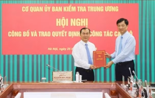 Bộ Chính trị chuẩn y nhân sự Phó Chủ nhiệm Uỷ ban Kiểm tra Trung ương