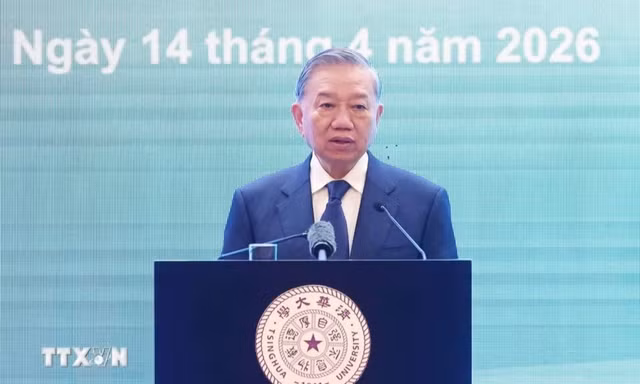 Tổng Bí thư, Chủ tịch nước Tô Lâm phát biểu chính sách tại Đại học Thanh Hoa 