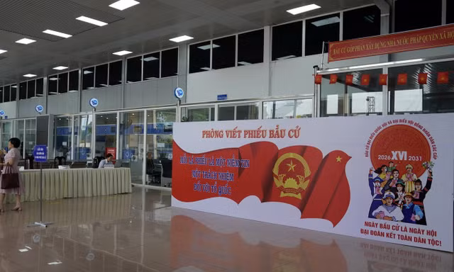 Các điểm bầu cử sớm tại TPHCM đã sẵn sàng