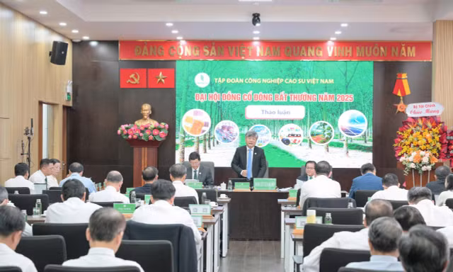 Tập đoàn công nghiệp cao su Việt Nam đạt doanh thu tối thiểu 32.007 tỷ đồng trong năm 2025