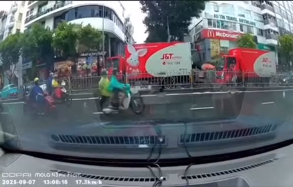 Triệu tập đối tượng đập kính, tấn công tài xế xe tải ở TPHCM