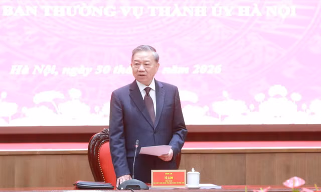 Tổng Bí thư: Hà Nội phải hành động tương xứng với niềm tin của Trung ương, đi đầu, làm mẫu, tạo sức lan tỏa