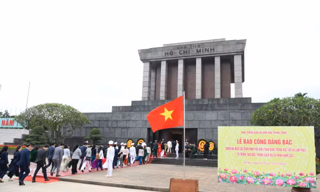 Đại biểu điển hình toàn quốc học tập và làm theo tư tưởng, đạo đức, phong cách Hồ Chí Minh báo công dâng Bác