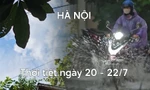 Hà Nội hứng mưa dông bất chợt dù bão chưa vào?