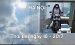 Hà Nội ngày nắng nóng gay gắt, có mưa dông rải rác