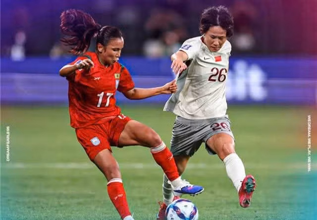 HIGHLIGHTS Asian Cup nữ 2026 Trung Quốc 2-0 Bangladesh: Bản lĩnh nhà vua