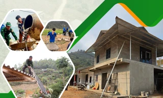 Những cách làm sáng tạo trong xóa nhà tạm ở vùng cao