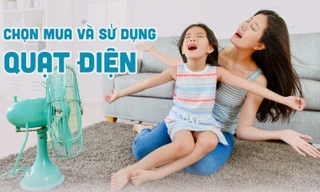Chọn mua và sử dụng quạt điện sao cho tiết kiệm điện?