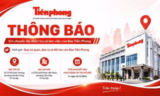 Báo Tiền Phong thông báo chuyển địa điểm trụ sở làm việc