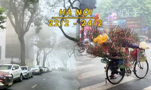 Sau kì nghỉ Tết, Hà Nội đón sương mù ẩm trở lại