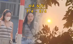 Hà Nội oi bức, nắng gắt thời điểm trưa chiều 
