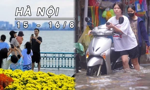 Hà Nội mưa dông rải rác tập trung vào chiều và đêm