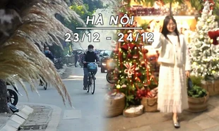 Hà Nội mờ sương sớm, sắp đón khí lạnh tăng cường đêm Noel