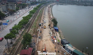 Hà Nội: Thông xe kỹ thuật đường ven hồ Linh Đàm vào ngày 15/4