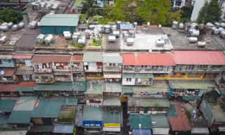 Hiện trạng khu tập thể 60 tòa nhà Thanh Xuân Bắc trước đề xuất cải tạo