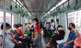 Tuyến đường sắt Nhổn - Ga Hà Nội phục vụ 30.000 lượt khách mỗi ngày