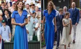 Gia đình William - Kate xuất hiện, cư dân mạng chú ý một điều ở Công nương Kate