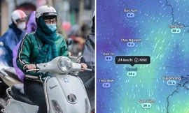 Không khí lạnh sắp về mạnh đến mức nào, Hà Nội sẽ có gió Đông Bắc cấp mấy?