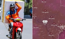 Dự báo Hà Nội nóng đỉnh điểm 45 độ C trong đợt nắng nóng kéo dài ở miền Bắc