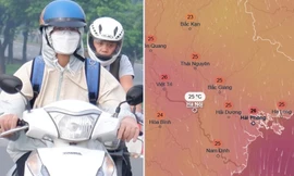 Hà Nội sắp đón gió Đông Bắc liên tục khiến trời hanh khô, kết thúc nóng ẩm