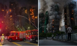 Hỏa hoạn ở Hong Kong: Tìm thấy gì trong tòa nhà duy nhất không bị cháy?