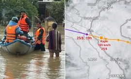 Bao giờ bão số 5 Kajiki tan? Cường độ có giảm nhanh khi vào đất liền không?