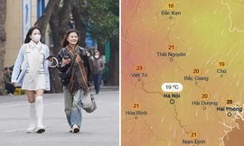 Không khí lạnh mạnh sắp về miền Bắc, dự báo hôm nào Hà Nội rét dưới 20 độ?