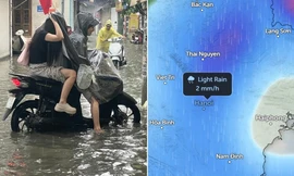 Dự báo sắp có vùng áp thấp ở Biển Đông, mưa dông ở miền Bắc càng phức tạp