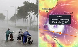 Bão số 5 tăng cấp và có nguy cơ thành siêu bão, gió giật có thể trên cấp 17