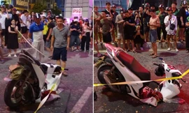 Xe máy sụt "hố tử thần" giữa phố ở Hà Nội: Nguyên nhân lớn nhất có thể là gì?