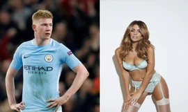 Holly Peers chúc Kevin de Bruyne mau chóng bình phục chấn thương.