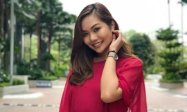 Đã mắt ngắm cô bạn gái nổi tiếng của tuyển thủ Malaysia