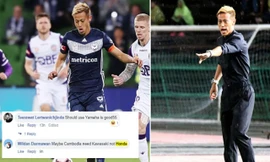 Keisuke Honda bị rất nhiều CĐV Campuchia mỉa mai.