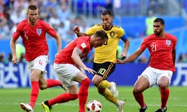 Eden Hazard làm khổ hàng thủ Anh với những pha đi bóng siêu hạng