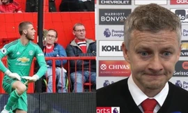 Gunnar Solskjaer bảo vệ De Gea.