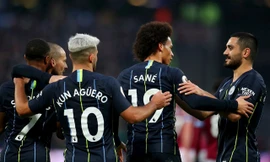 VIDEO: Sane lập cú đúp, Man City xây chắc ngôi đầu 