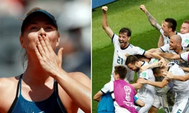 Sharapova chúc mừng chiến tích lịch sử của ĐT Nga.