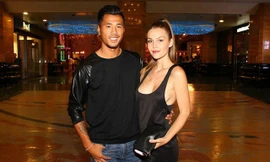 Ngắm cô vợ siêu mẫu của trai đẹp tuyển Campuchia