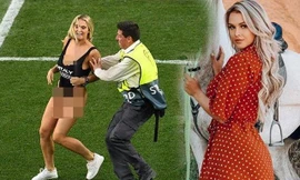 Kinsey Wolanski khẳng định mình nổi tiếng hơn sau hành động chạy vào sân trong trận chung kết Champions League.