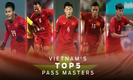 5 cầu thủ xuất sắc nhất của ĐT Việt Nam tại vòng bảng AFF Cup 2018.