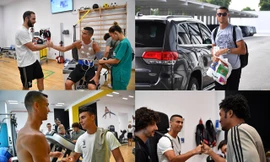 Ronaldo được đồng đội mới chào đón nồng nhiệt