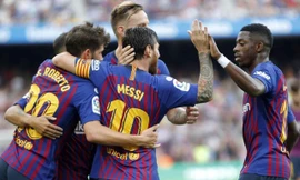 Barcelona phải rất nhọc nhằn mới có được chiến thắng.