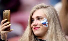 Nhan sắc ngất ngây của dàn mỹ nhân cổ vũ tuyển Nga