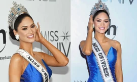 Hoa hậu Hoàn vũ 2015 ủng hộ ĐT Philippines'“xé lưới' Việt Nam